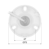 KAMERA IP TC-C34UV 3FRB-4 Color Maker - 4 Mpx 4 mm TIANDY